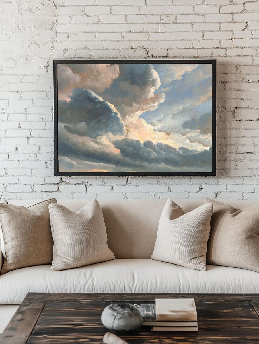 Dramatic Cloudscape — Fine Art Print. — room view 1