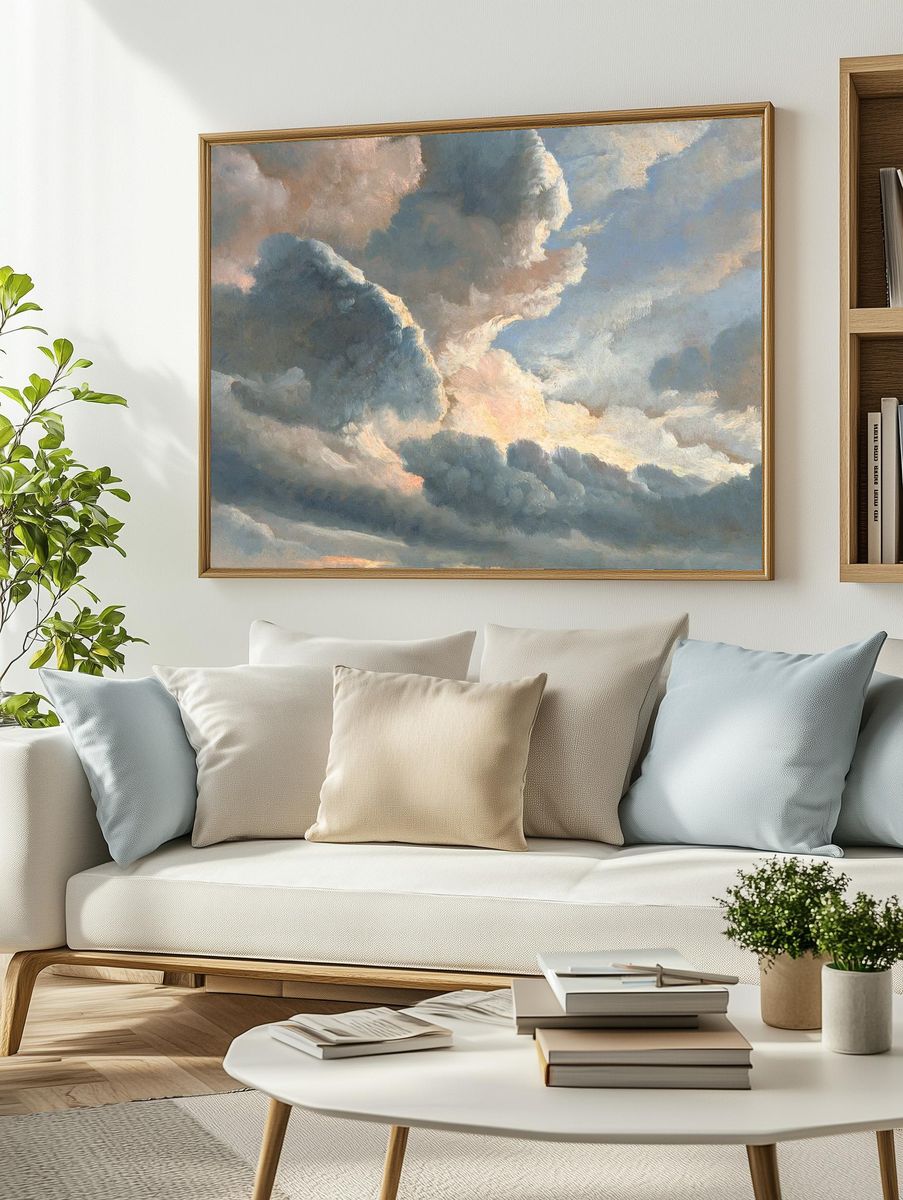 Dramatic Cloudscape — Fine Art Print. — room view 2