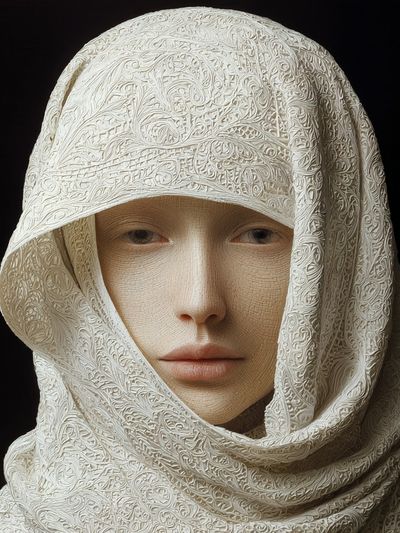 Veiled Portrait Fine-Art Print. poster