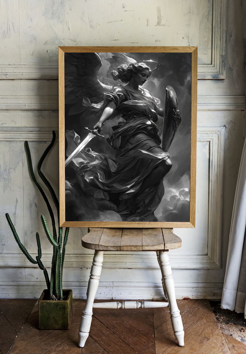 Guardian Angel — Fine Art Print. — room view 1