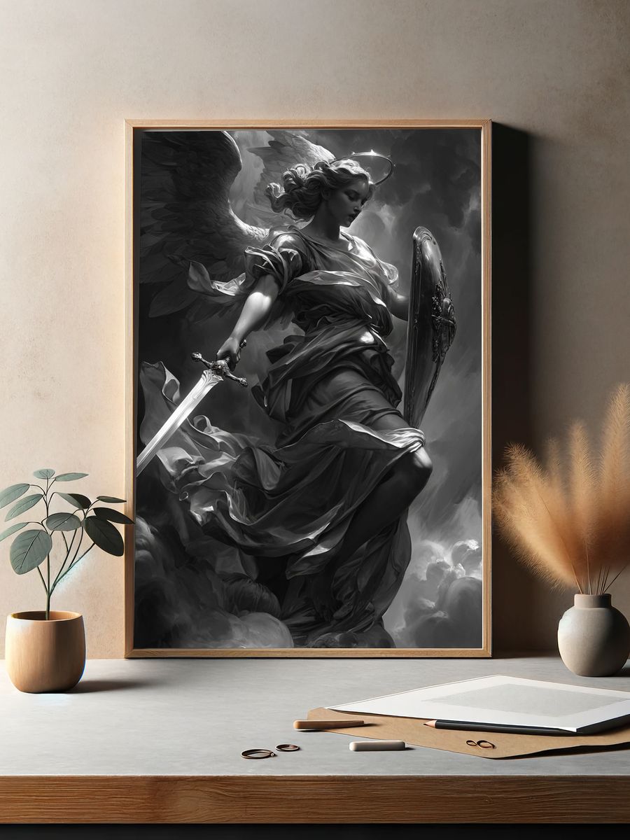 Guardian Angel — Fine Art Print. — room view 2