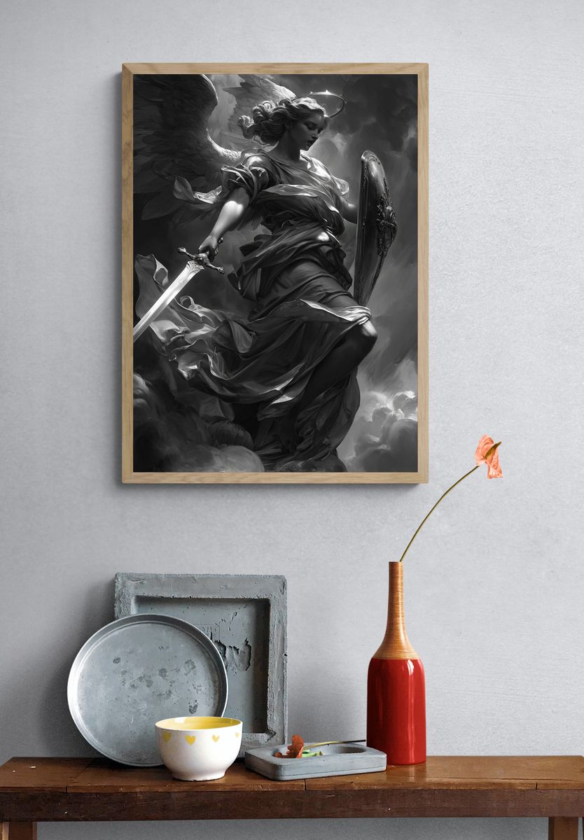 Guardian Angel — Fine Art Print. — room view 3