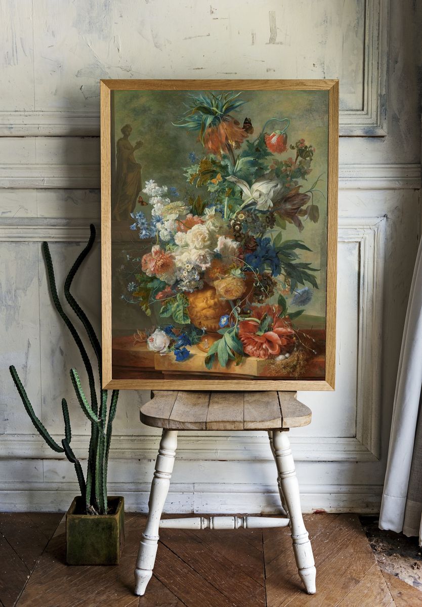 Floral Still Life — Fine-Art Print. — room view 1