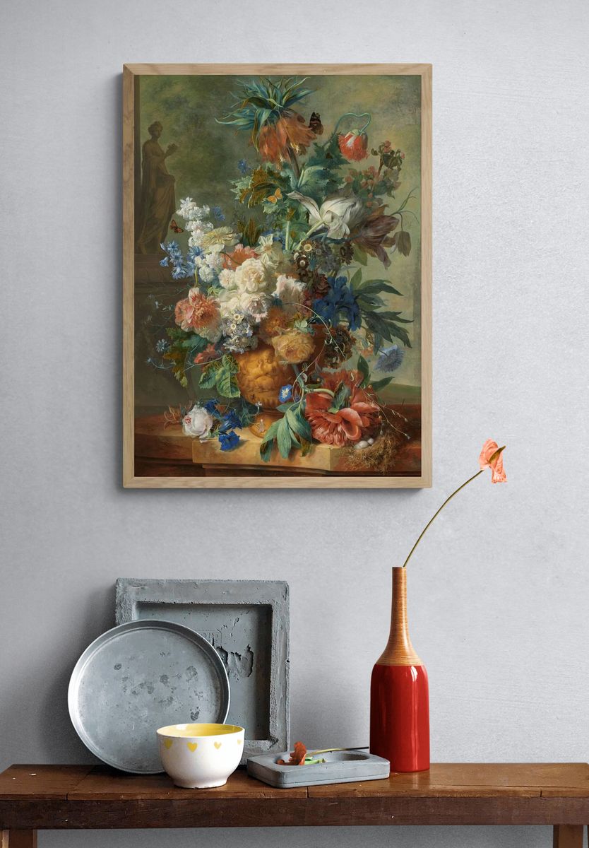 Floral Still Life — Fine-Art Print. — room view 3