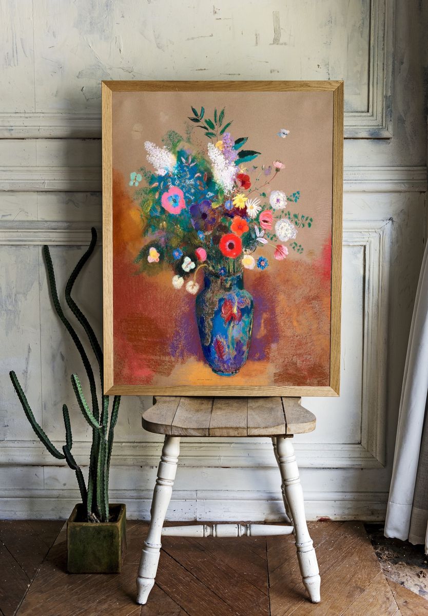 Bouquet Flowers (1900—1905) Odilon Redon. — room view 1