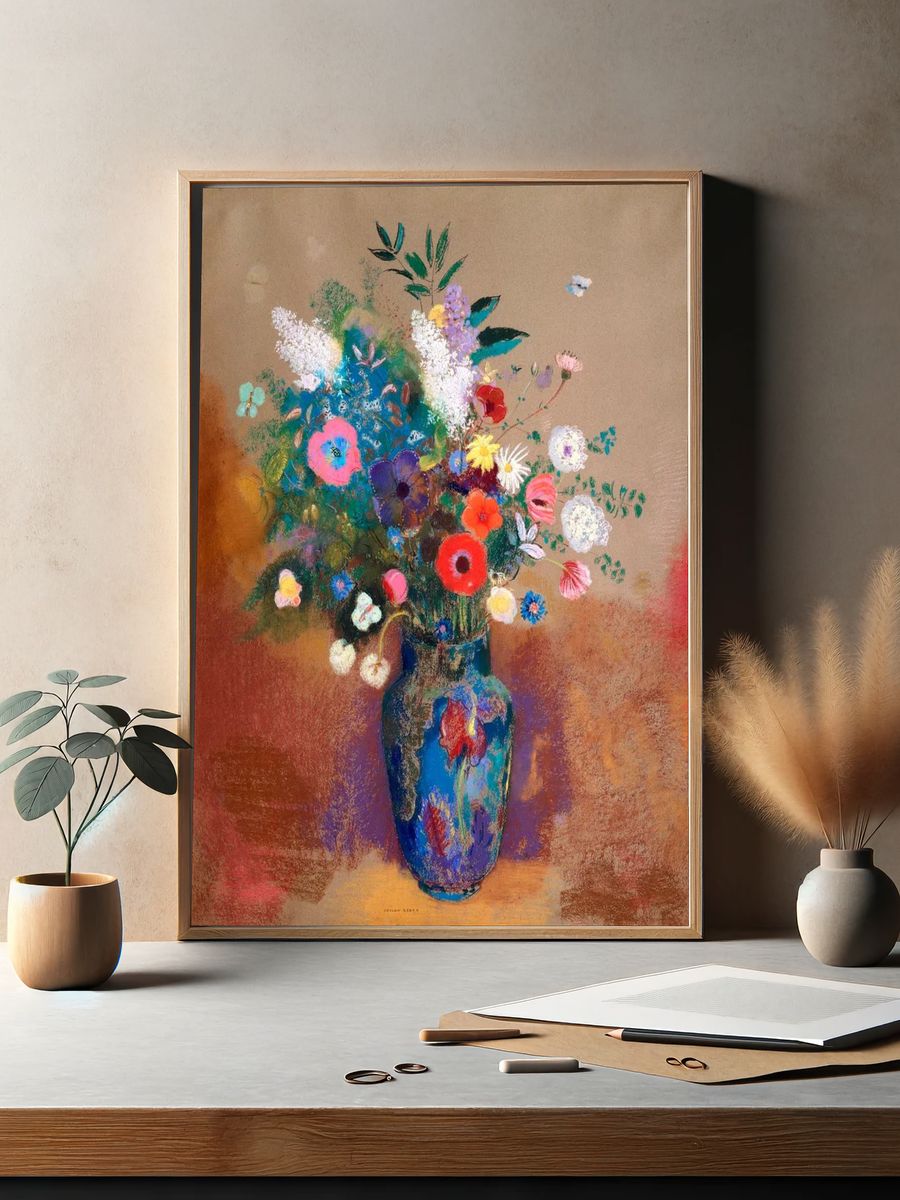 Bouquet Flowers (1900—1905) Odilon Redon. — room view 2