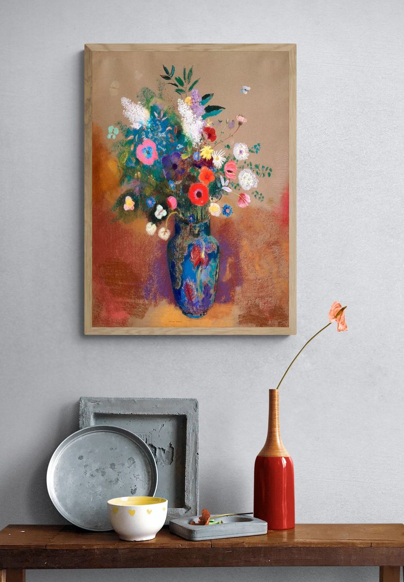 Bouquet Flowers (1900—1905) Odilon Redon. — room view 3