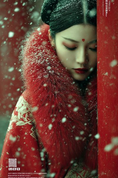 Snowy Elegance — Fine Art Print. poster print