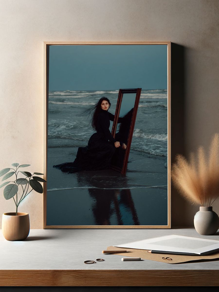 Reflection by the Sea — Fine Art Print. — room view 2