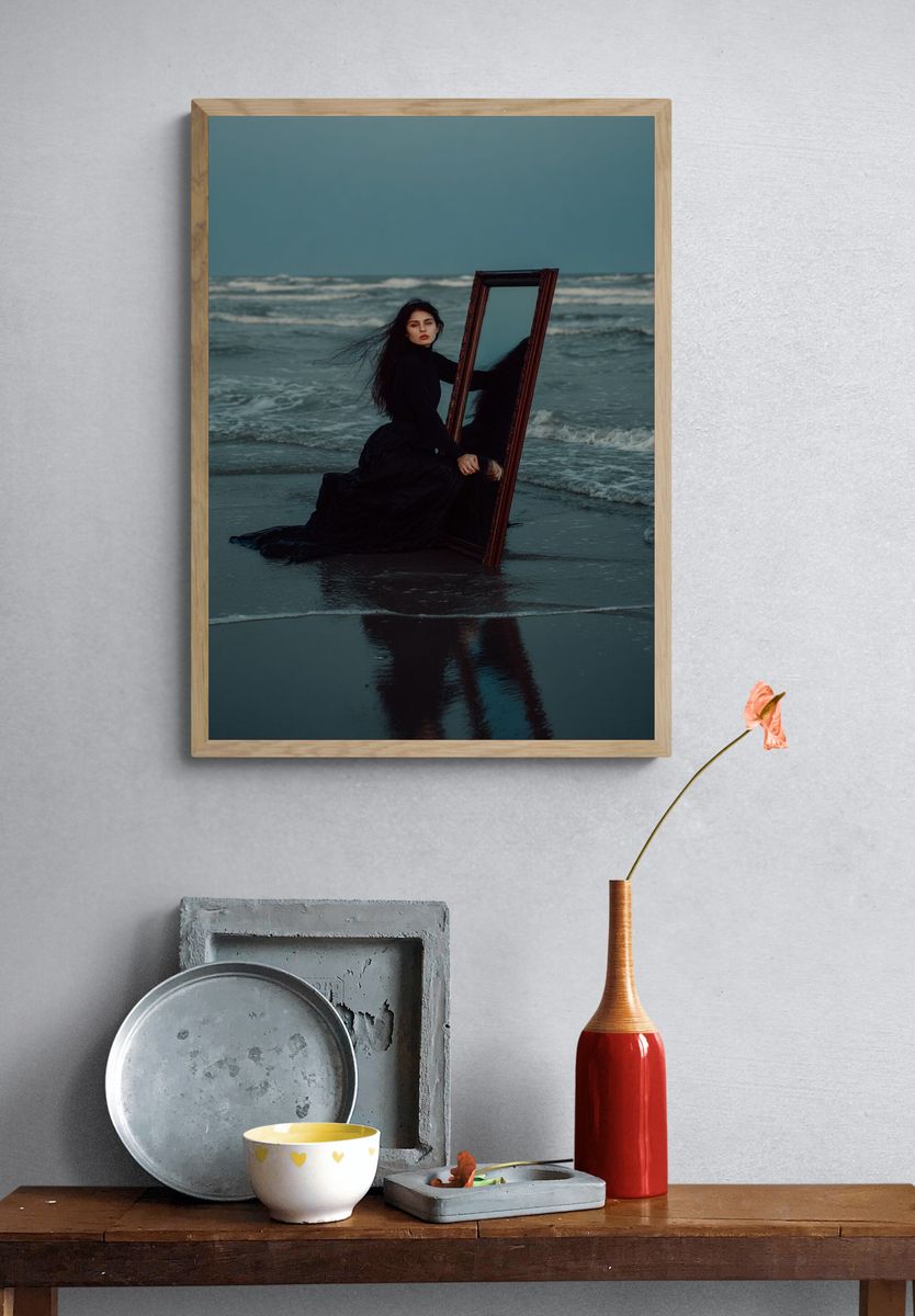 Reflection by the Sea — Fine Art Print. — room view 3