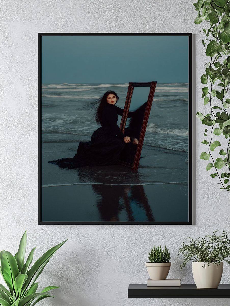 Reflection by the Sea — Fine Art Print. — room view 4