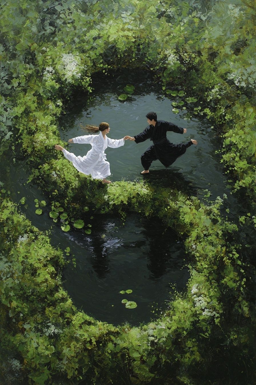 Dancing in Nature — Fine Art Print. poster detail