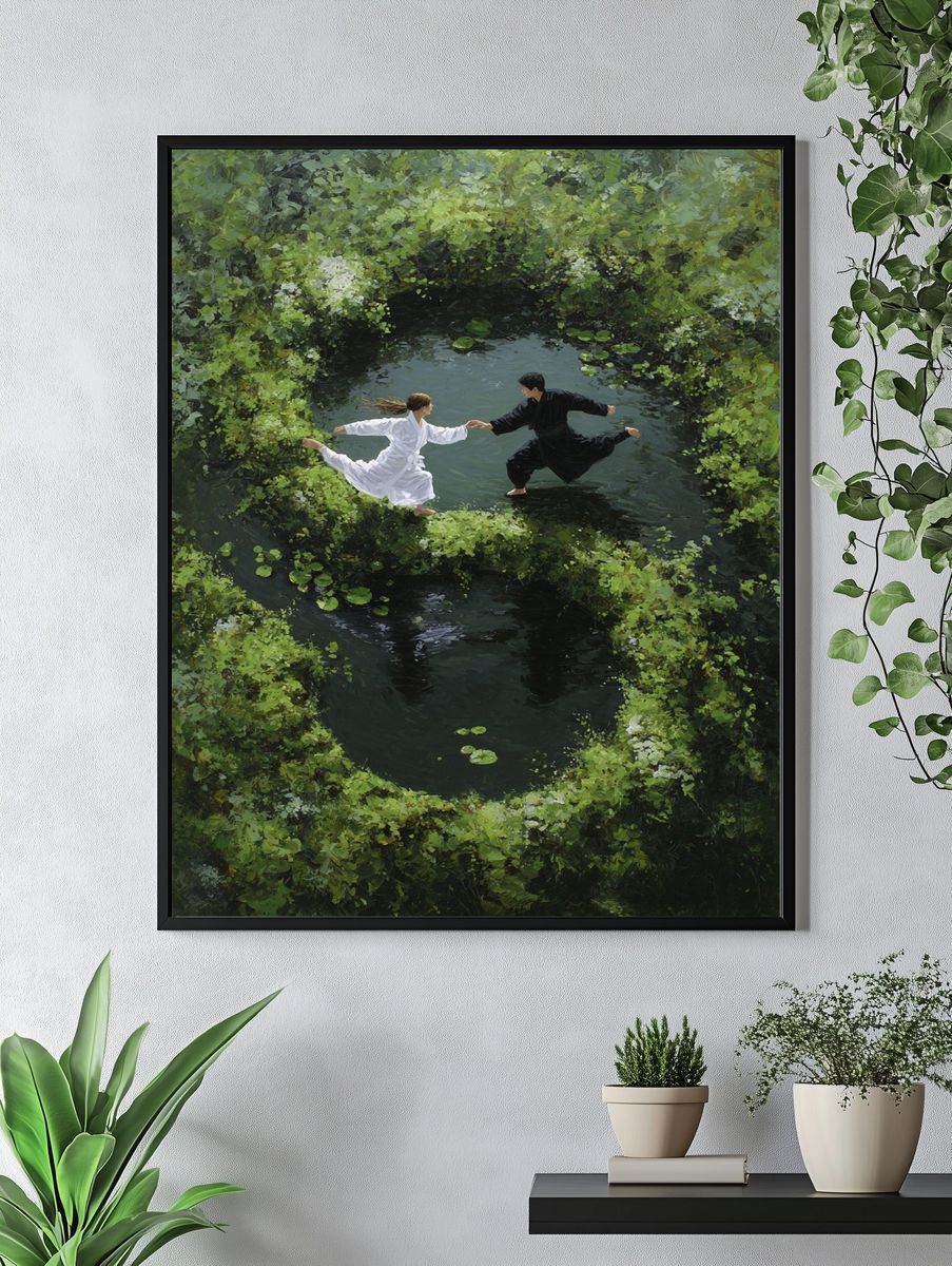 Dancing in Nature — Fine Art Print. — room view 4