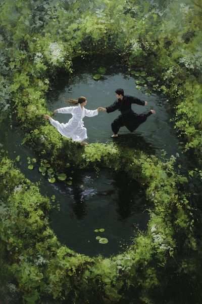 Dancing in Nature — Fine Art Print. poster print