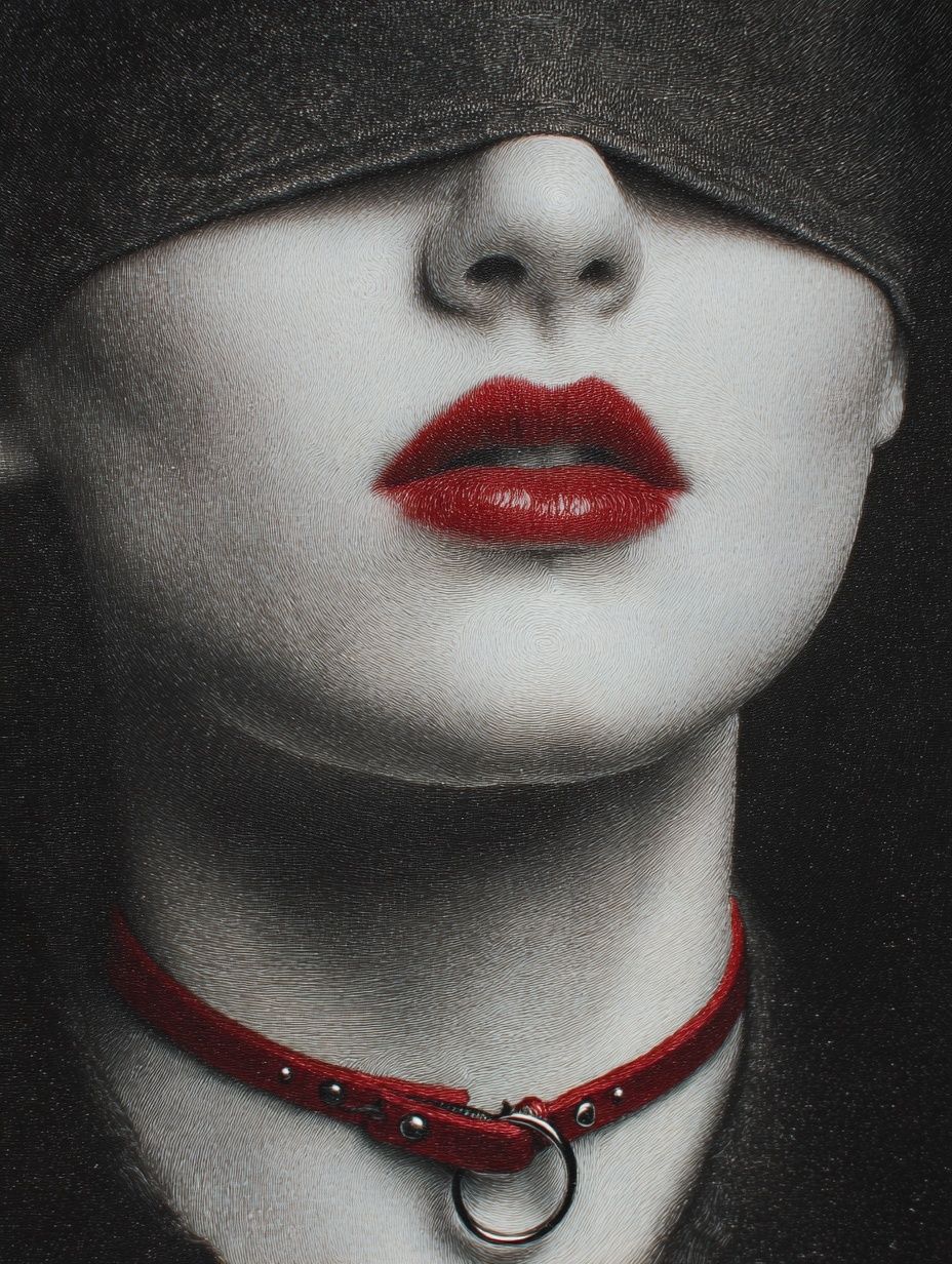 Mysterious Woman — Fine Art Print. poster — fine-art art