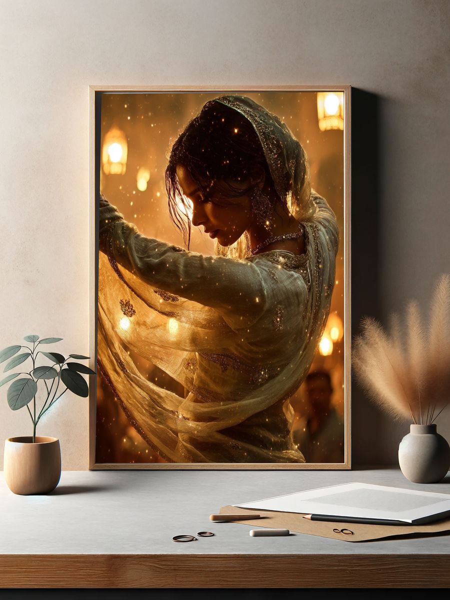 Dancer in Ethereal Light — Fine Art Print. — room view 2