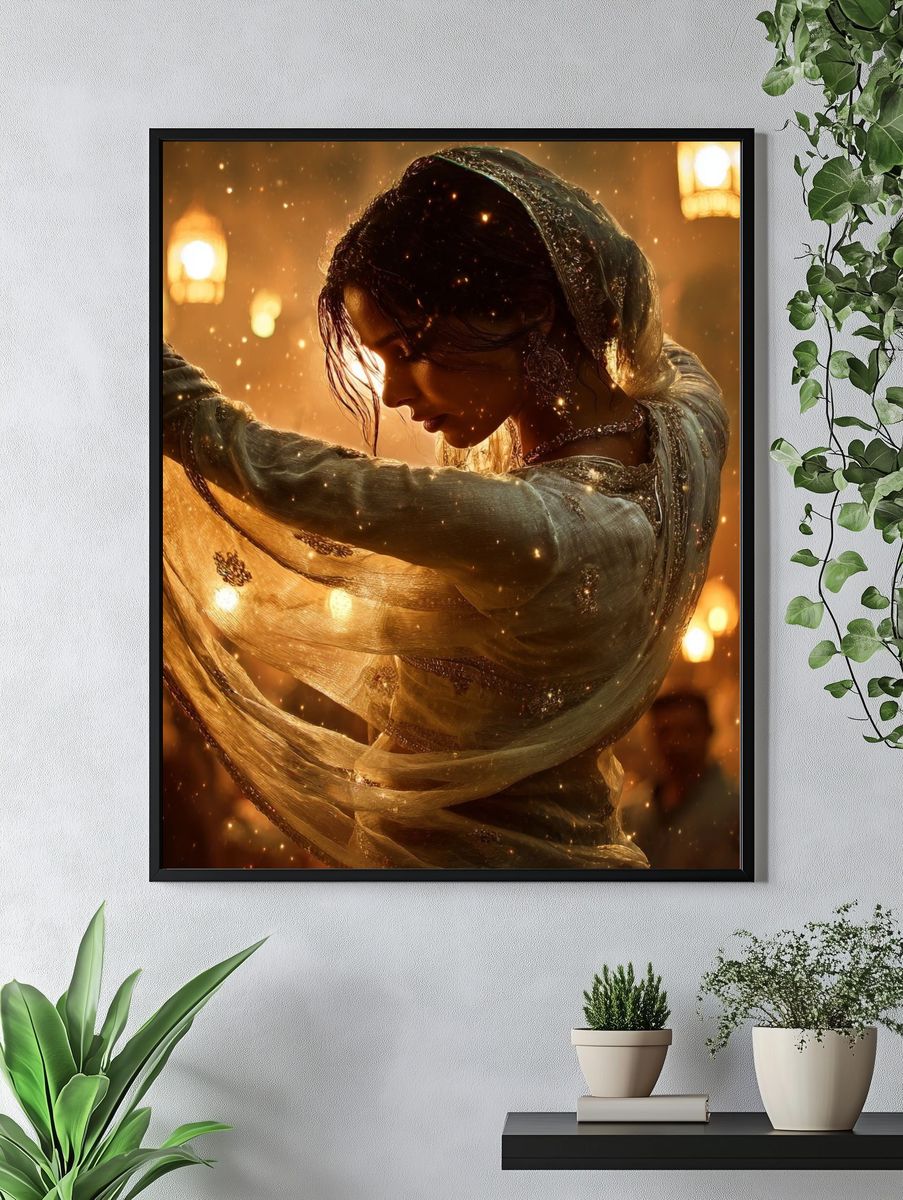 Dancer in Ethereal Light — Fine Art Print. — room view 4