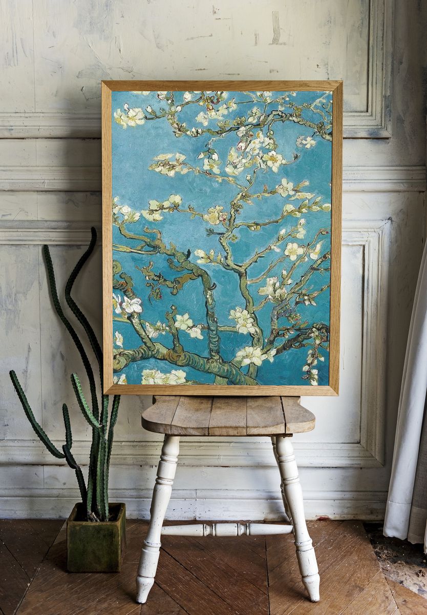 Van Gogh iPhone wallpaper, HD. — room view 1