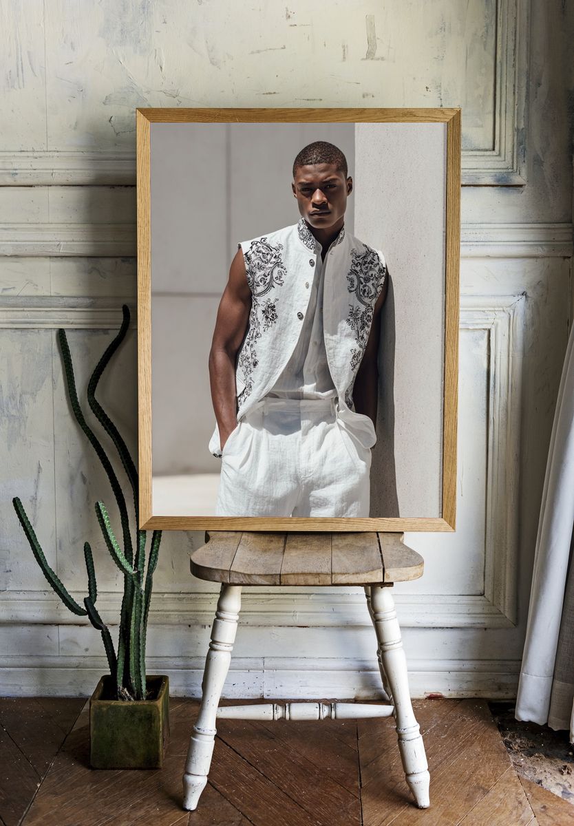 Fashion Portrait Poster. — room view 1