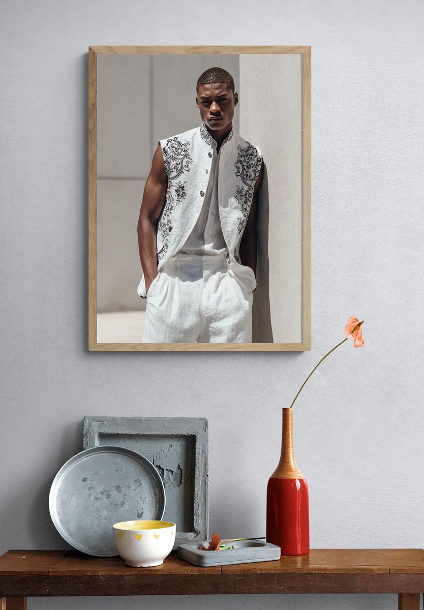 Fashion Portrait Poster. — room view 3