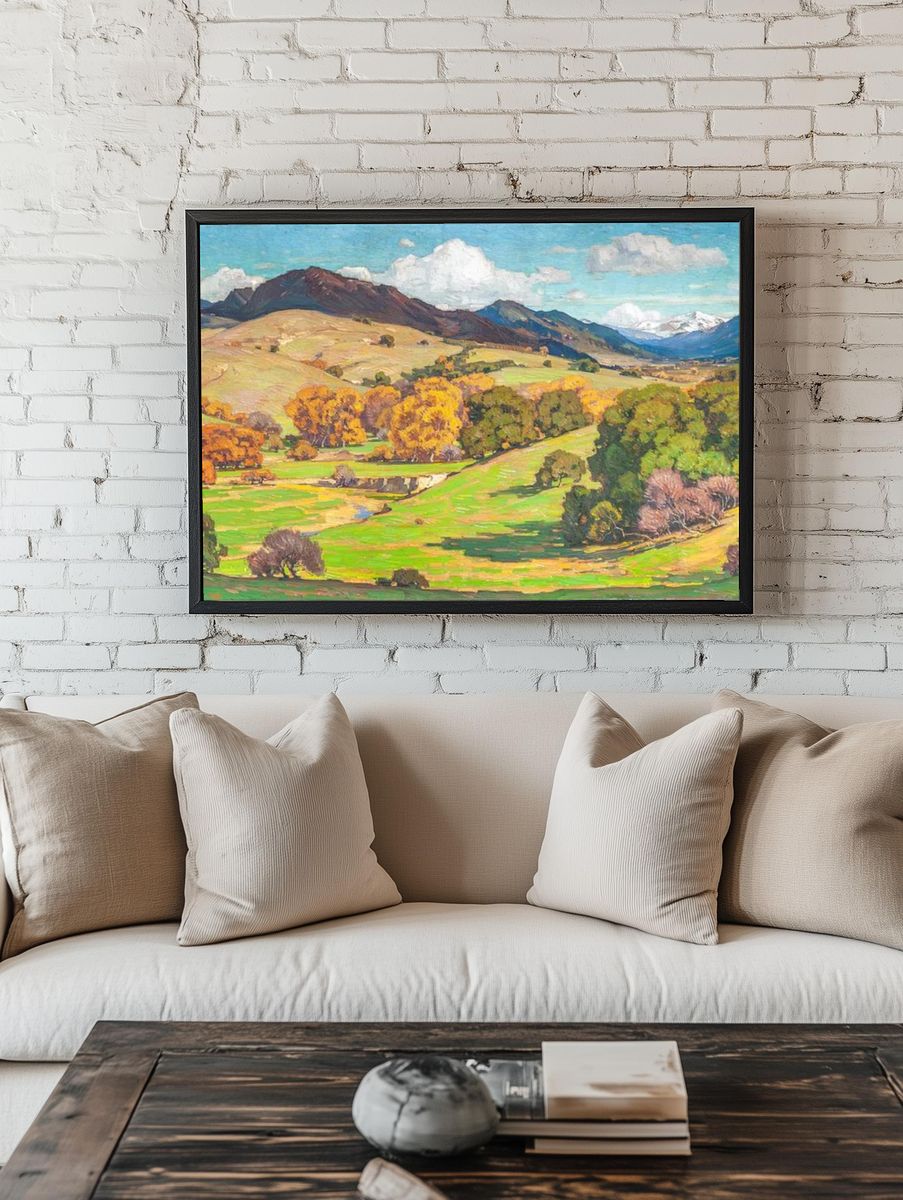 Autumn Landscape — Fine Art Print. — room view 1