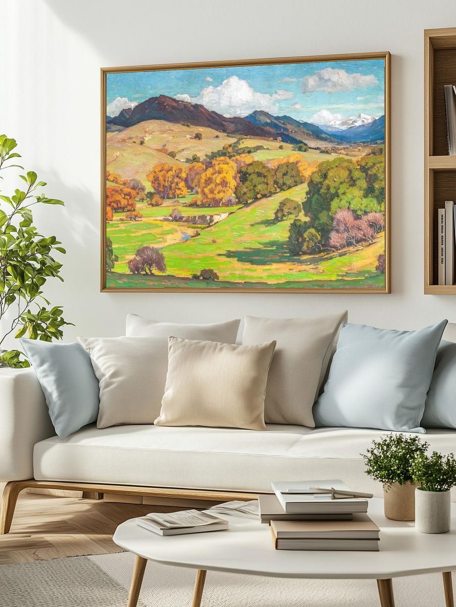 Autumn Landscape — Fine Art Print. — room view 2