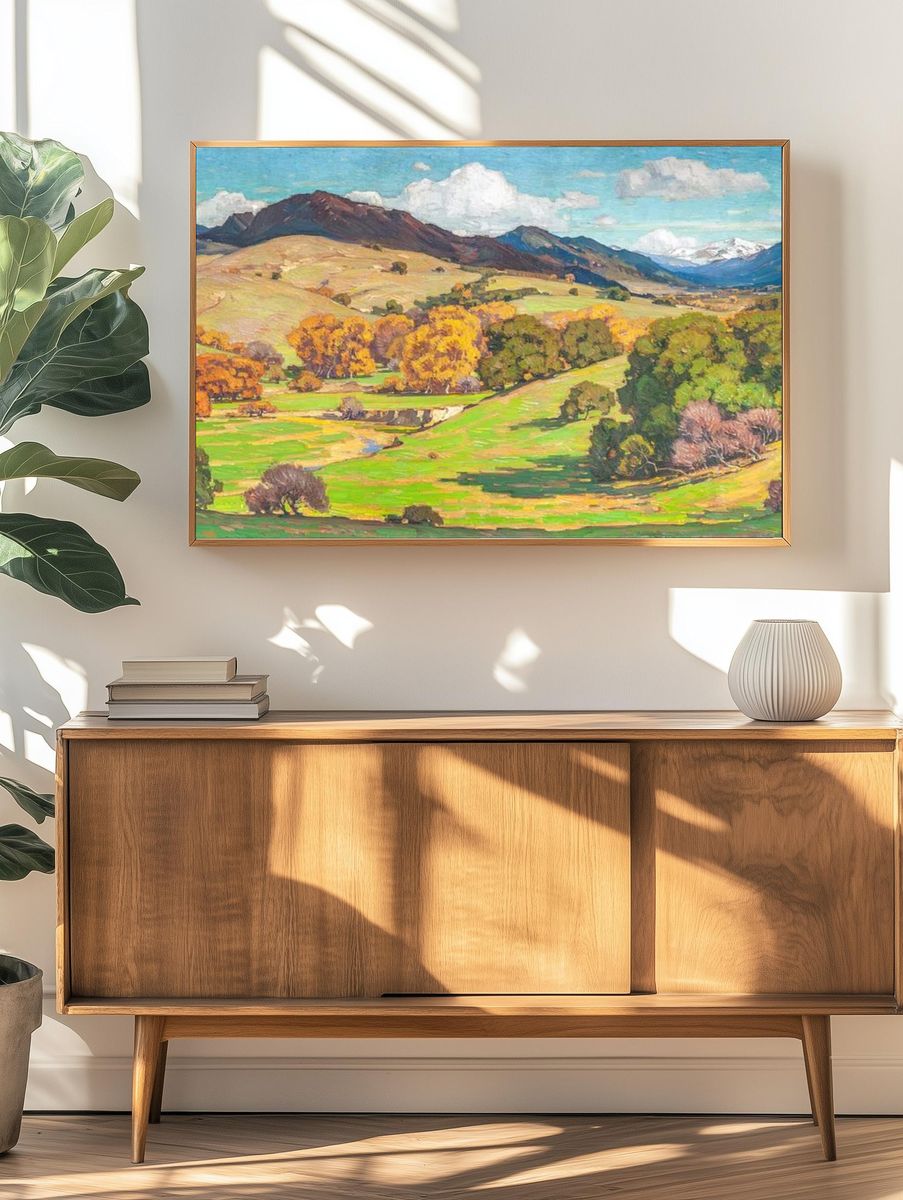 Autumn Landscape — Fine Art Print. — room view 3