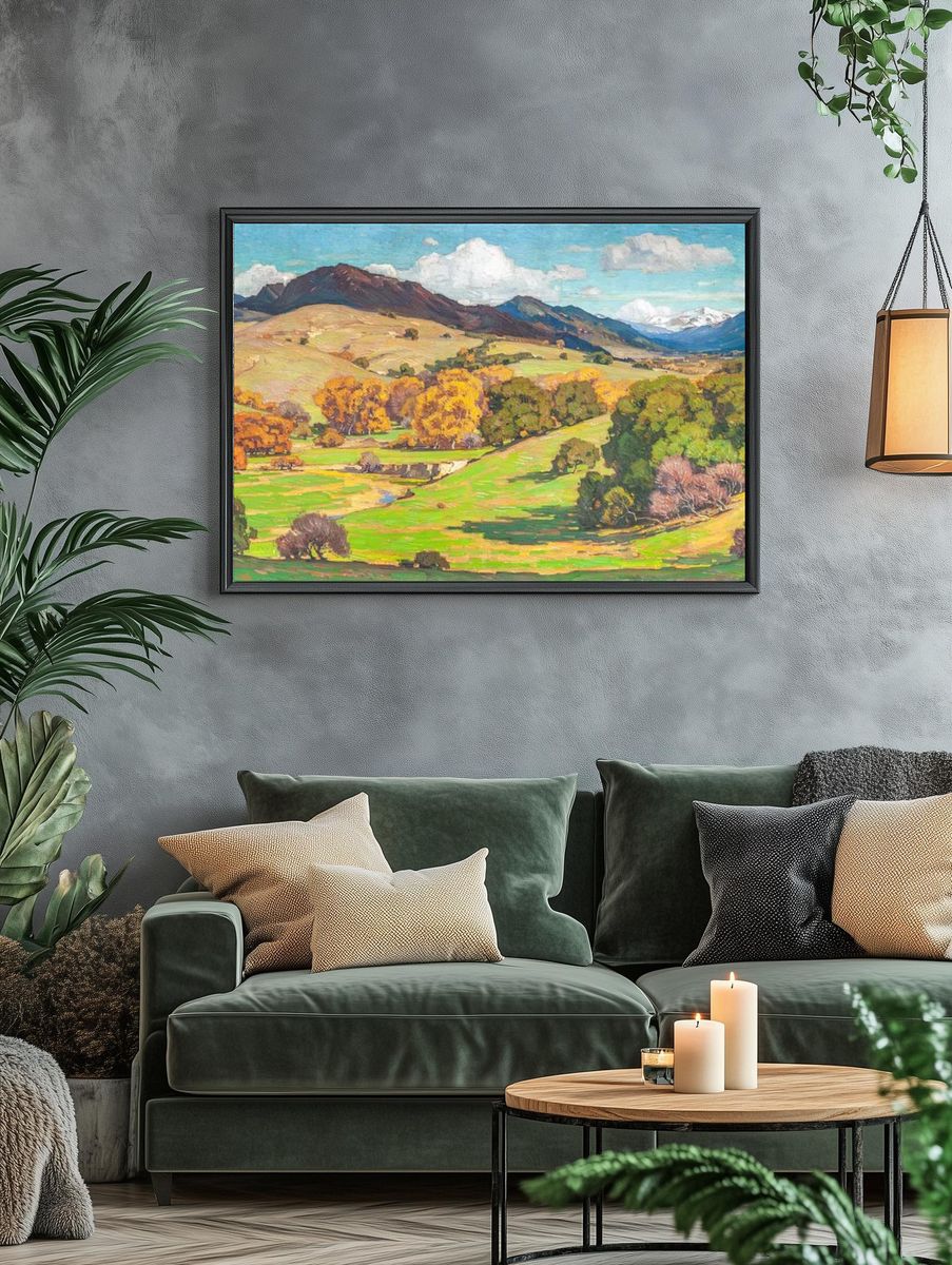 Autumn Landscape — Fine Art Print. — room view 4