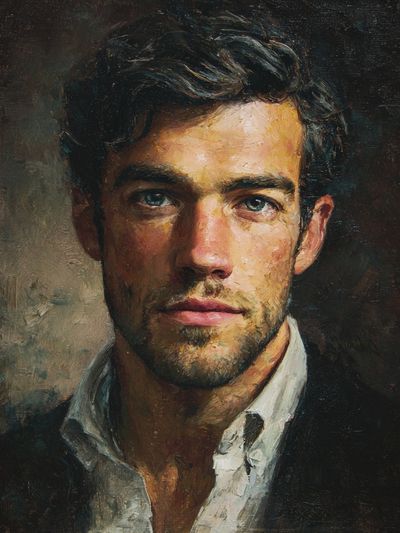 Portrait of a Young Man — Fine Art Print. poster print