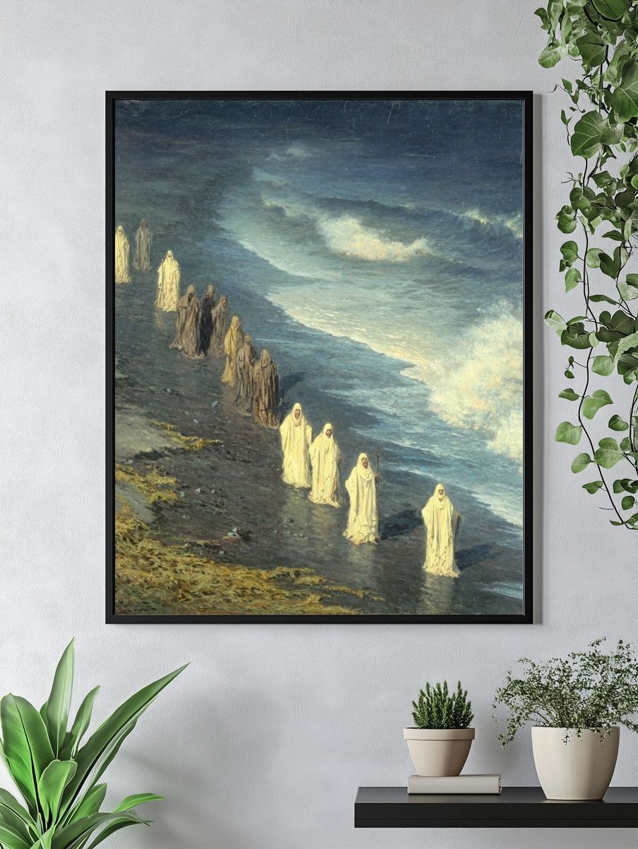 Mystic Shoreline Procession Print. — room view 4