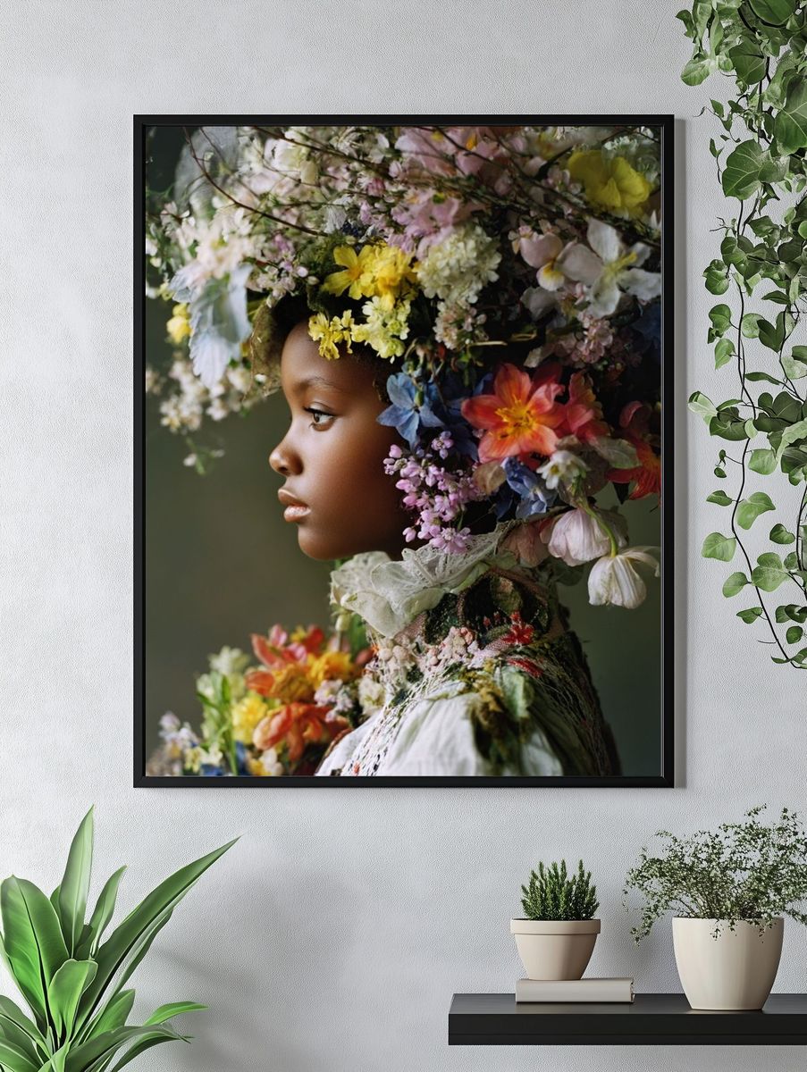 Floral Portrait Fine-Art Print. — room view 4