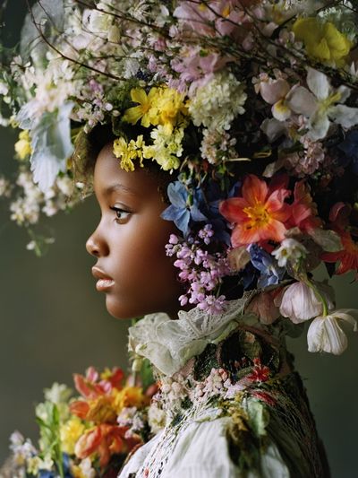Floral Portrait Fine-Art Print. poster print