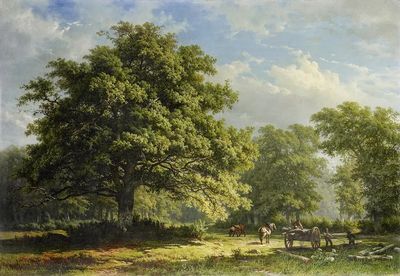 View Bentheim Forest George Andries. poster print