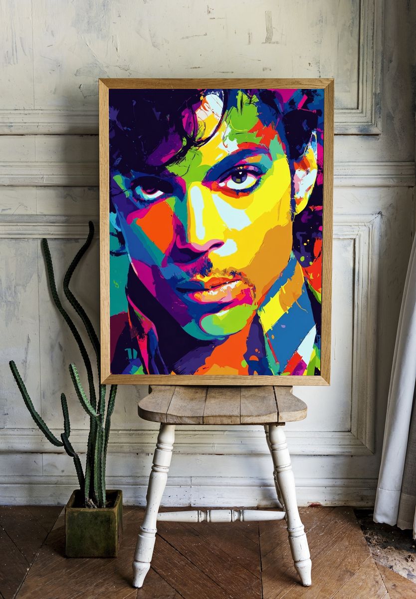 Prince Pop Art Poster. — room view 1