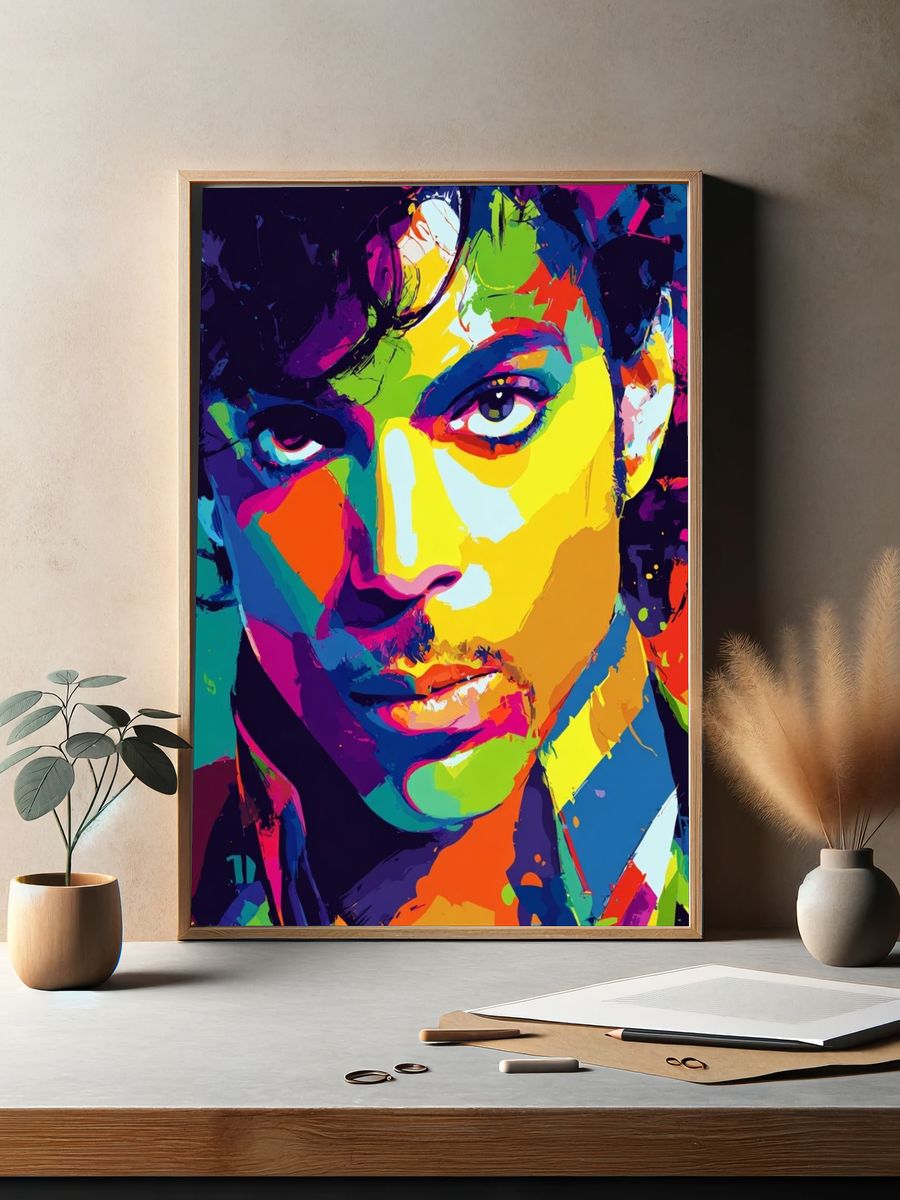 Prince Pop Art Poster. — room view 2