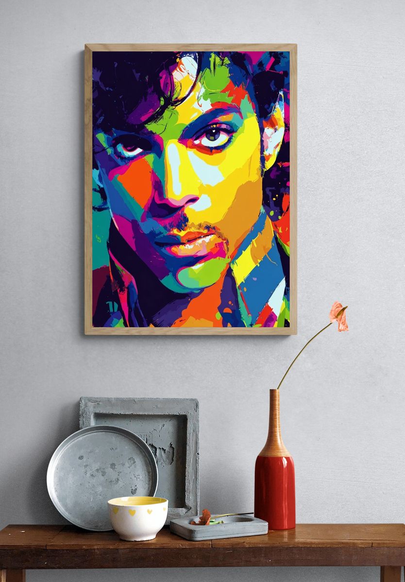 Prince Pop Art Poster. — room view 3