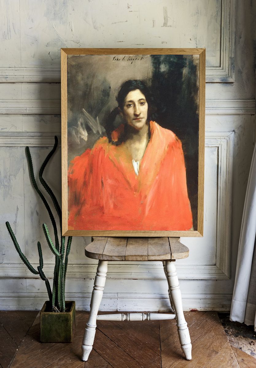 Portrait of a Woman — Fine Art Print. — room view 1