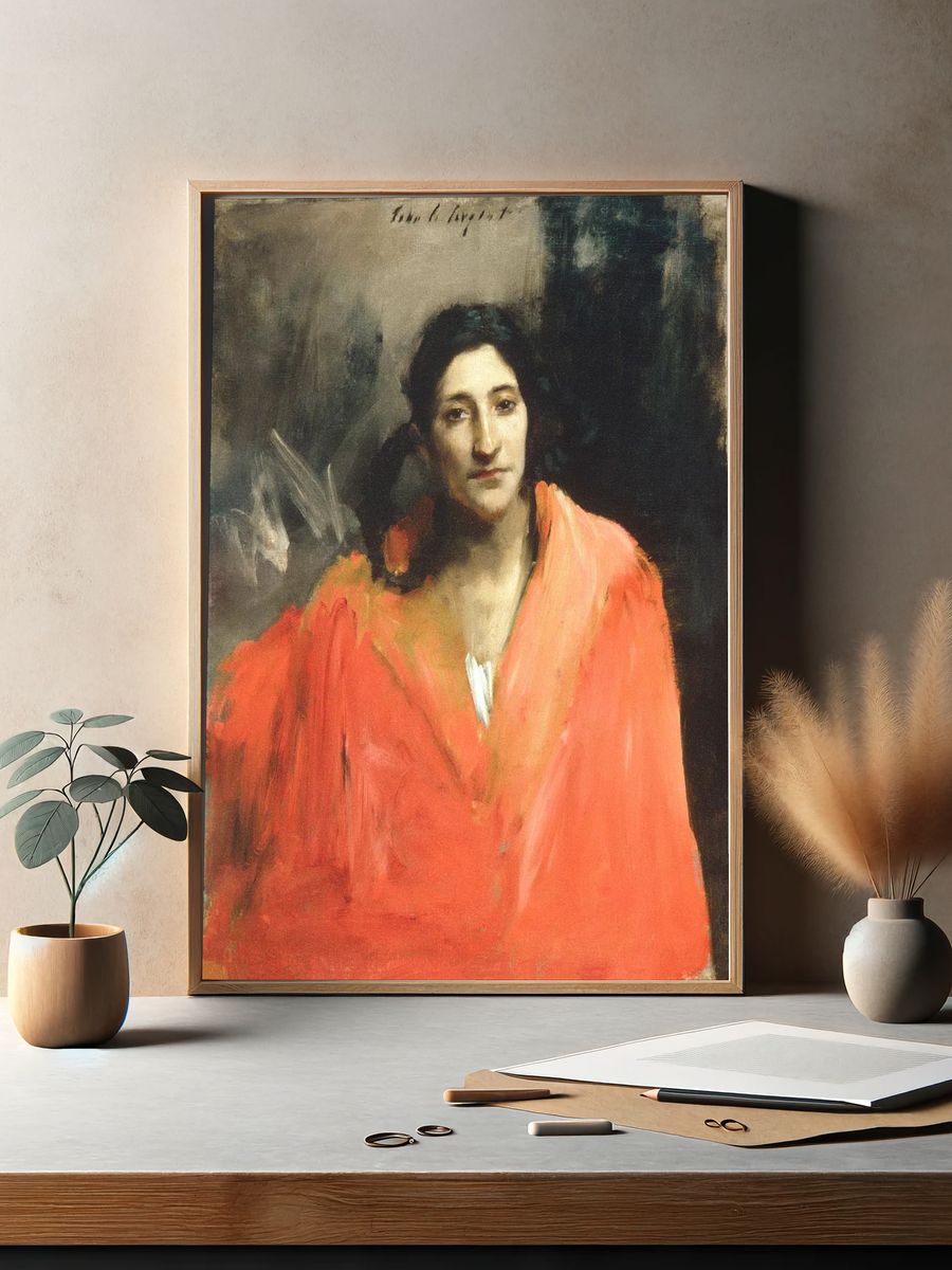 Portrait of a Woman — Fine Art Print. — room view 2