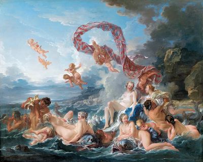 Francois Boucher 's Triumph Venus. poster