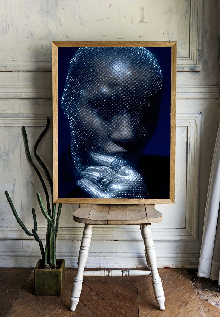 Shimmering Elegance — Fashion Photography Print. — room view 1