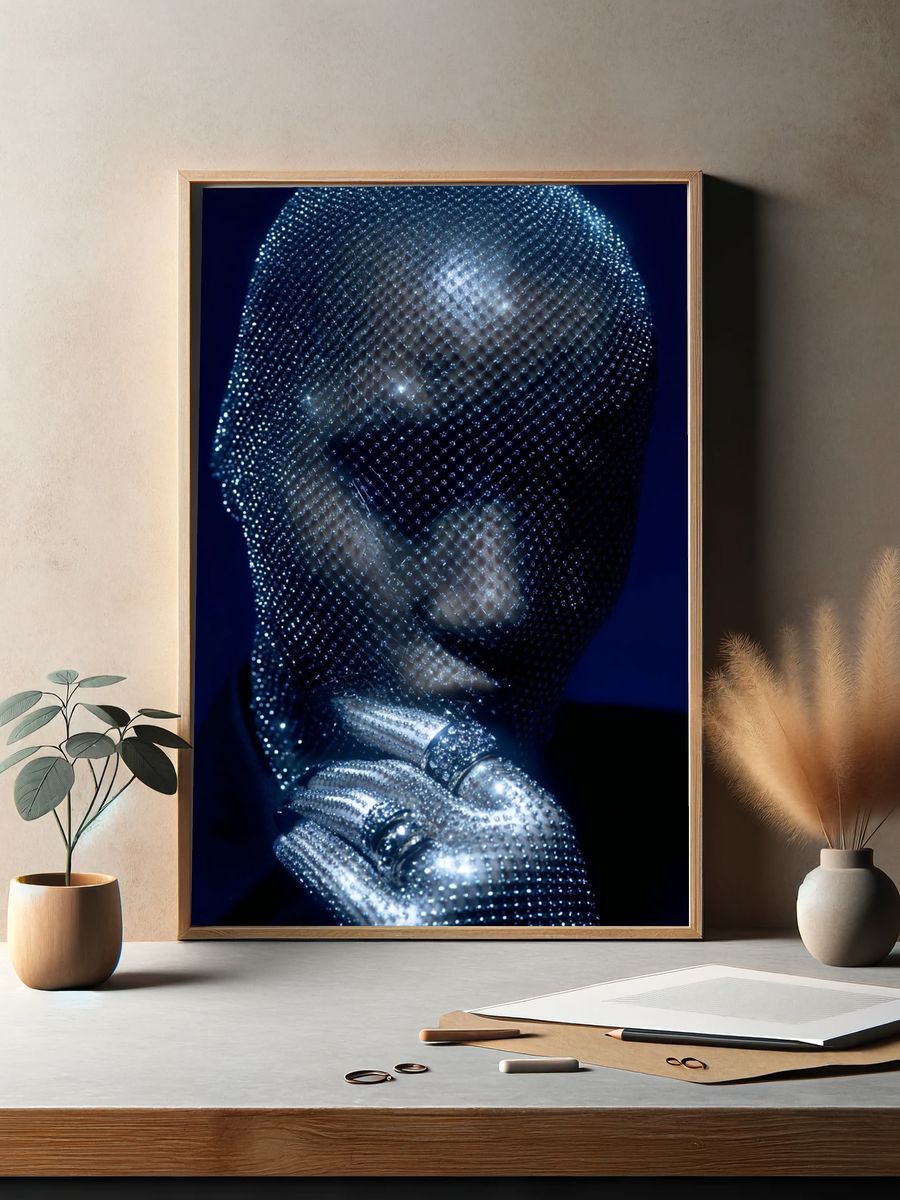 Shimmering Elegance — Fashion Photography Print. — room view 2