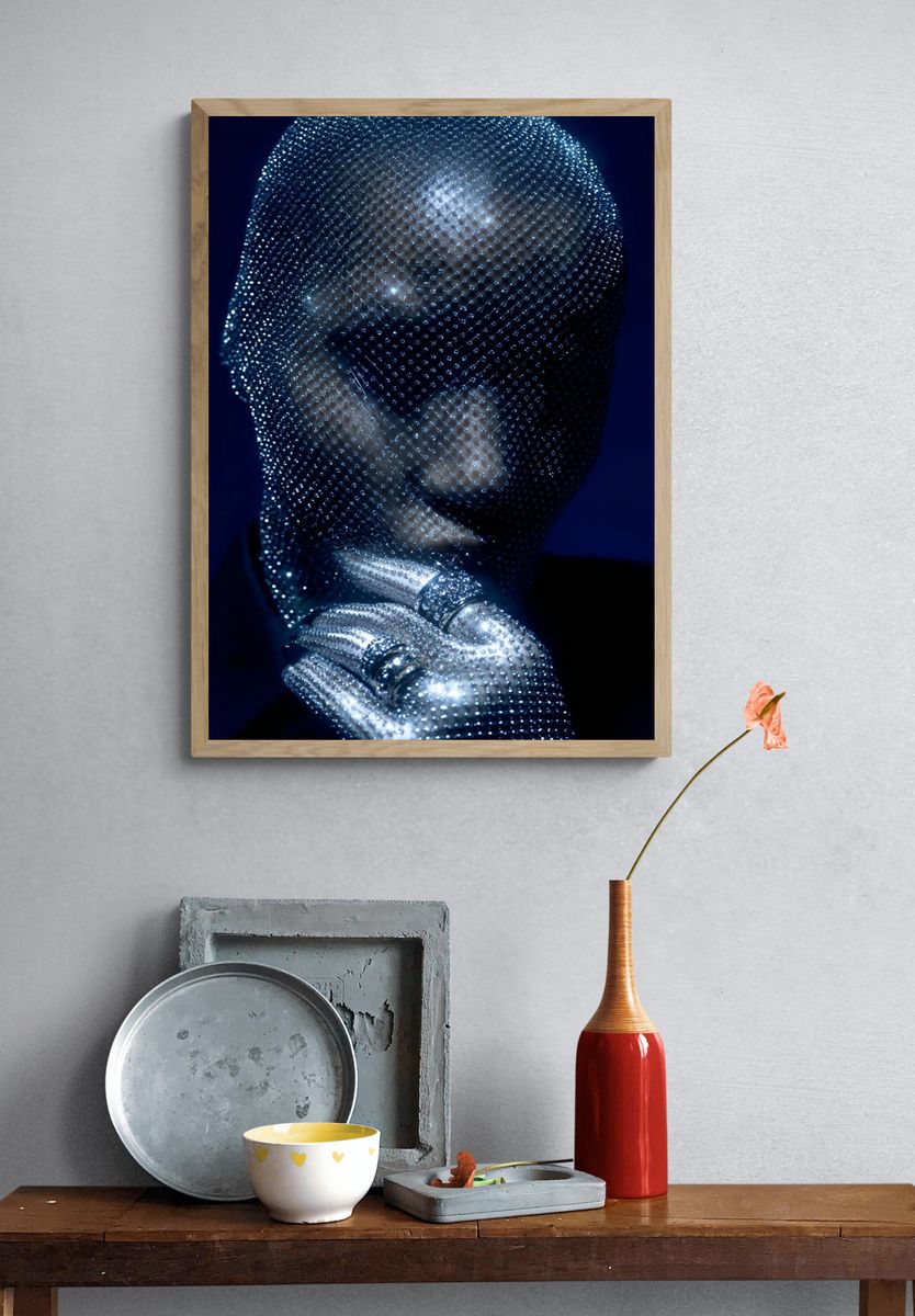 Shimmering Elegance — Fashion Photography Print. — room view 3