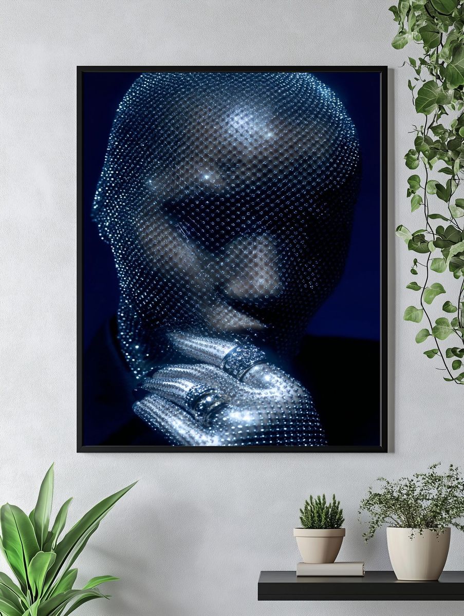 Shimmering Elegance — Fashion Photography Print. — room view 4