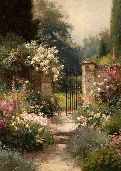 Garden Gate — Fine Art Print. poster print