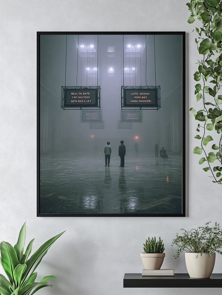 Mysterious Foggy Space — Fine Art Print. — room view 4