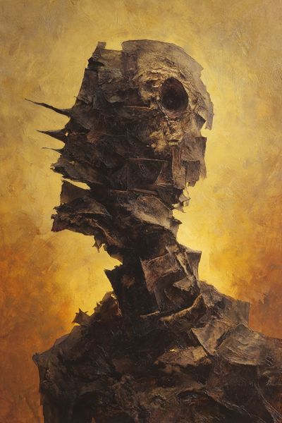 Fragmented Figure Surrealism Print. poster print