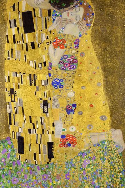 Kiss iPhone wallpaper, Klimt art. poster print