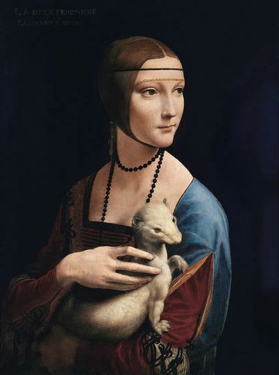 Leonardo da Vinci 's Lady. poster print