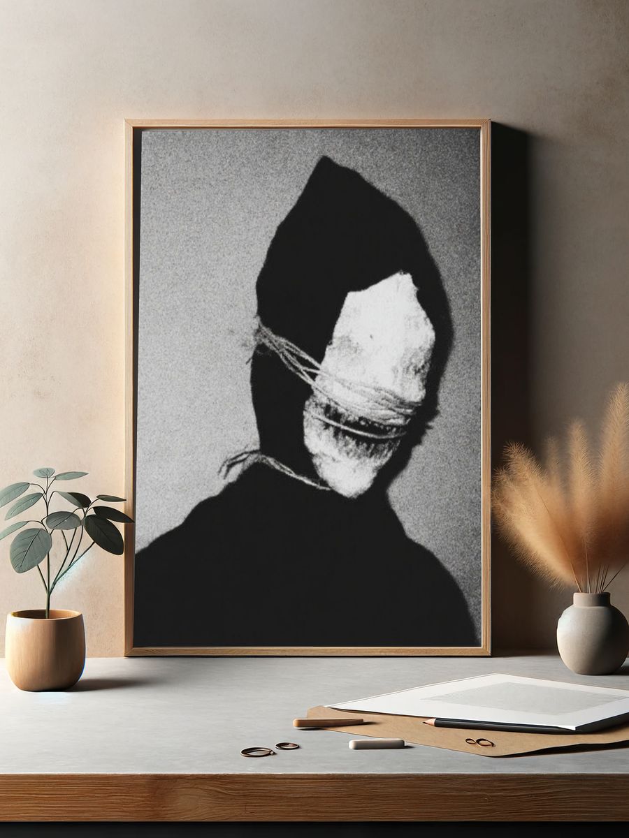 Abstract Bound Figure Print. — room view 2