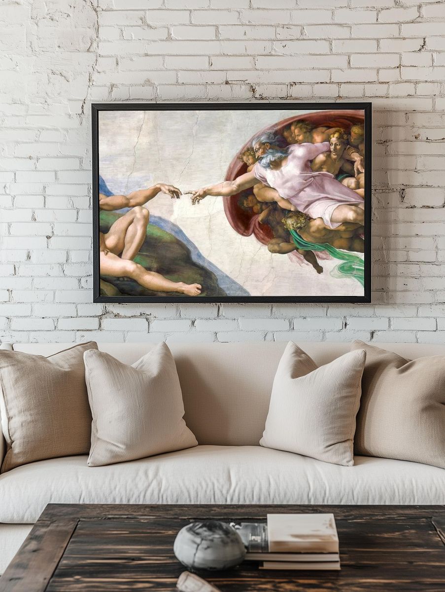 Michelangelo Buonarroti 's Creation Adam. — room view 1